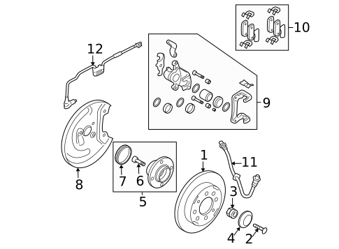 Anti-Lock Brakes for 2006 Kia Spectra5 #0
