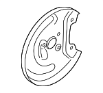 582432F100 - Brakes: Splash Shield for Kia: Spectra, Spectra5 Image