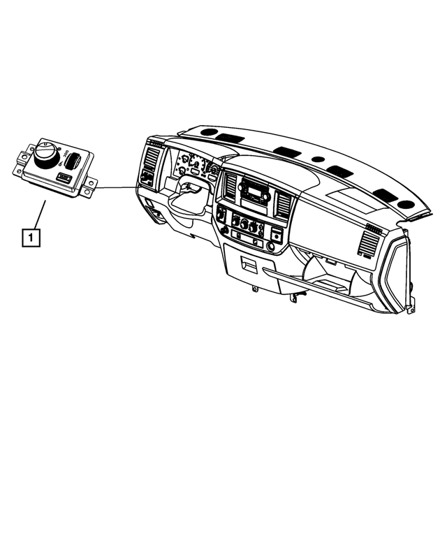 4602885AB - Electrical: Headlamp Switch for Mopar Image