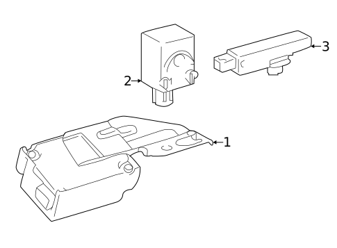Keyless Entry Components for 2020 Toyota Tacoma #0