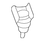 10284922 - Body: Body Side Molding Clip for Pontiac: Trans Sport Image