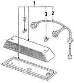 36002768 - Electrical: High Mount Lamp for Dodge: Monaco Image