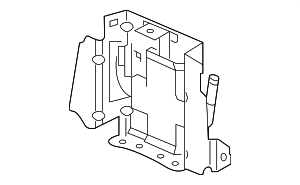 24286460 - : Part# 24286460 Battery Hold Down Retainer for Buick: LaCrosse Image