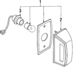2651032A00 - : License Lamp for Nissan Image