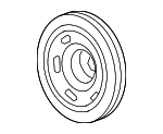 12705813 - Engine: Crankshaft Pulley for Cadillac: CT4 | Chevrolet: Colorado, Silverado 1500 | GMC: Canyon, Sierra 1500 Image