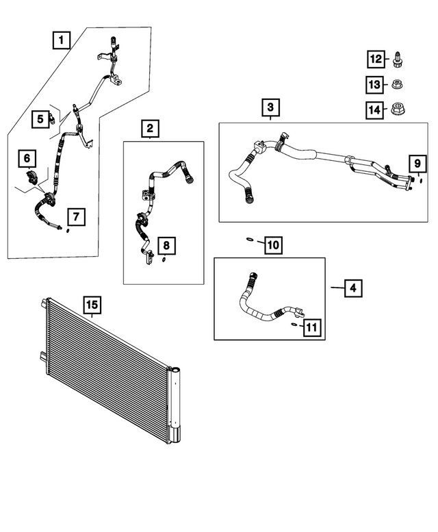 68624197AA - : A/C Discharge Line for Mopar Image