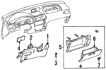 5504516060E0 - : Glove Box Assembly for Toyota: Tercel Image