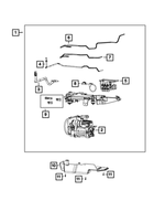 68204397AA - Front Suspension: Air Suspension Compressor Assembly for Mopar Image