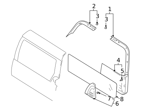 Interior Trim for 2001 Chevrolet Tracker #0