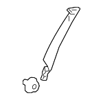 6766302020 - Body: Frame Trim for Toyota: Corolla Image