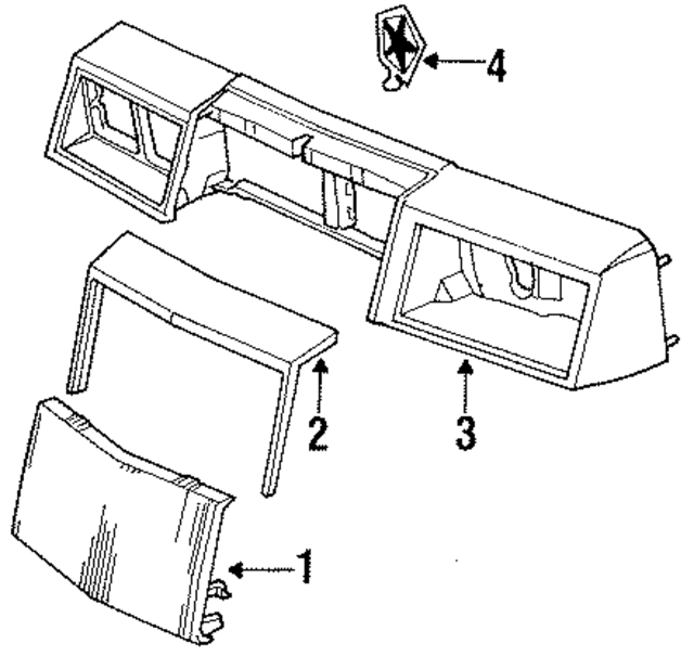 4334604 - Body: Grille for Mopar Image