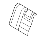 6H6Z5466601AC - Body: Seat Back Cover for Lincoln: MKZ, Zephyr Image