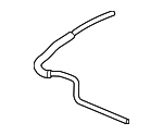 25793412 - Cooling System: Overflow Hose for Buick: Rainier | Chevrolet: Trailblazer, Trailblazer EXT | GMC: Envoy, Envoy XL, Envoy XUV | Oldsmobile: Bravada Image