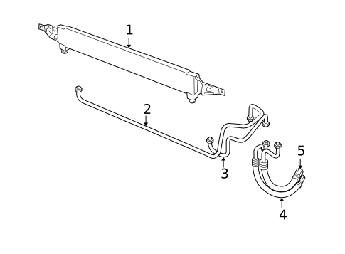 Trans Oil Cooler for 2007 Jeep Patriot #0
