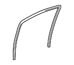 681510D240 - Body: Run Weather-strip for Toyota: Yaris Image