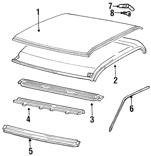 Roof for 1989 Chevrolet C2500 #0