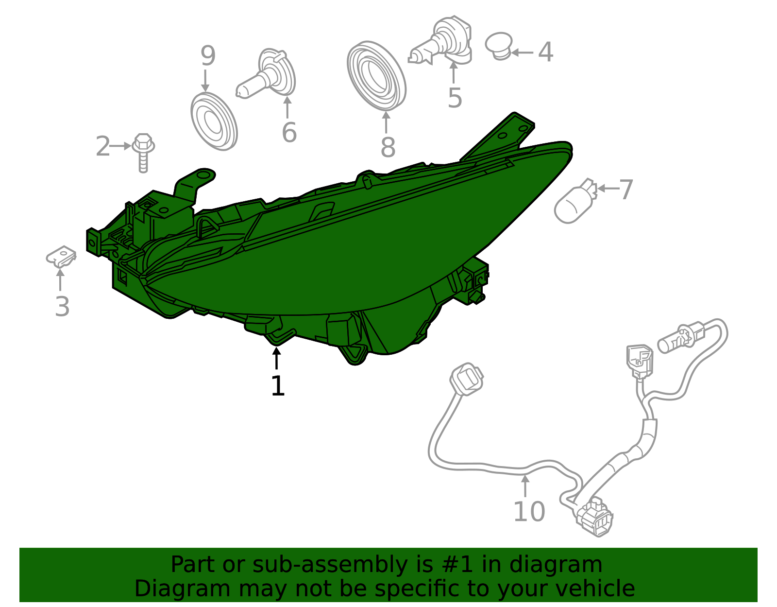 pikafish　30点　パーツまとめ 1986-1991 Mazda RX-7 Headlamp Assembly 8BF1-51-032 | OEM Parts Online