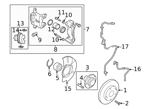 Brake Components for 2012 Kia Sportage #0