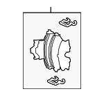 581013RA05 - : Pad Kit Front Disc B for Kia Image