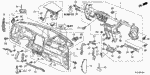 77125SJCA00 - Interior/Bumper: BRACKET, RELEASE LEVER for Honda Image