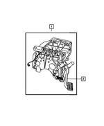 55398038AB - Service Brakes: Adjustable Pedal Assembly for Mopar Image