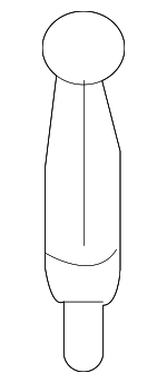 6L103164 - Engine: Ball Stud for Audi: A4, A4 allroad, A4 Quattro, A5 Quattro, A5 Sportback, A6 Quattro Image