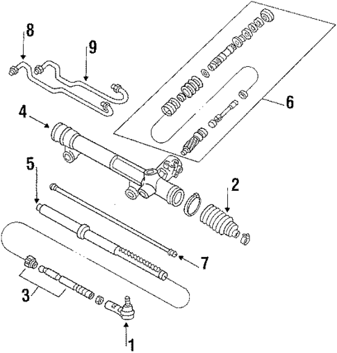 Steering Gear & Linkage for 1986 Ford Taurus #1