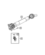 52123197AB - Front Axle; Corporate 205 MM; Differential and Drive Line: Drive Shaft for Mopar Image