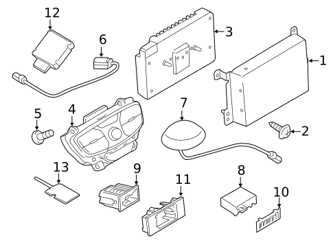 Navigation System Components for 2018 Ford Transit-350 HD #0