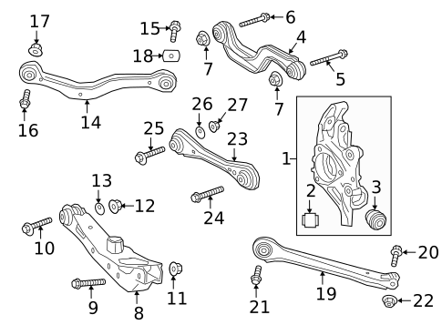 Rear Suspension for 2023 Chevrolet Blazer #0