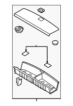 85715C6000WK - Body: Compartment for Kia: Sorento Image