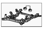 68588800AC - Suspension: Suspension Cross-member for Dodge: Charger Daytona Image