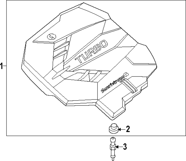 292402T100 - : Engine Cover for Hyundai Image