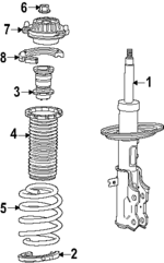 87826616 - : Coil Spring for Chevrolet: Equinox EV Image