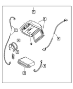 5189872AA - Mopar Accessories - Component Parts: Compact Disc Changer Wiring for Mopar Image