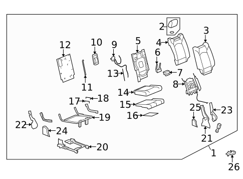 Third Row Seats for 2012 Buick Enclave #1