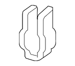90654SA4003 - Body: Release Cable Clip for Honda: Accord, Civic, CR-V, Insight Image