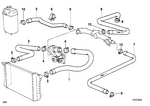 11531741408 - Engine: Water Hose for BMW Image