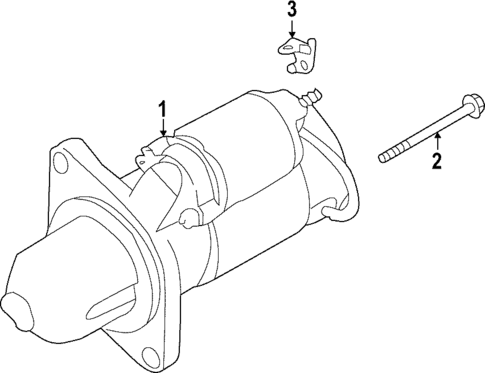 Starter for 2024 Subaru BRZ #1