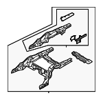 41007431413 - Body: Rear Rail Assembly for BMW Image