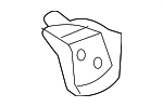 7751235121 - Body: Mount Bracket for Toyota: 4Runner, FJ Cruiser Image