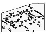 5100135A71 - Body: Frame Assembly for Toyota: FJ Cruiser Image