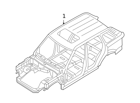 Body Shell for 2011 Land Rover Range Rover Sport #0