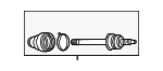 FA5122610 - Suspension: Outer Joint Assembly for Mazda: Protege Image