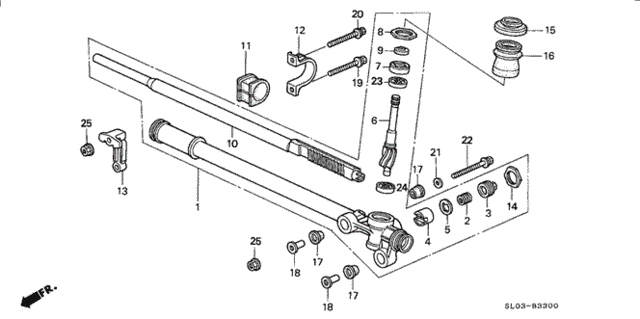 Steering Gear Box for 1991 Acura NSX #0