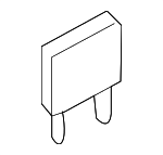 N01713117 - Electrical: Fuse for Audi: A3, A3 Quattro, A3 Sportback e-tron, A4, A4 Quattro, A5, A5 Quattro, A5 Sportback, A6, A6 Quattro, A7 Quattro, A7 Sportback, A8 Quattro, allroad, Allroad Quattro, e-tron Quattro, e-tron S, e-tron S Sportback, e-tron Sportback, Q3, Q3 Quattro, Q5, Q5 PHEV, Q5 Sportback, Q6 e-tron, Q7, Q8, Q8 e-tron, Q8 e-tron Sportback, RS Q8, RS5, RS5 Sportback, RS7, RS7 Sportback, S3, S4, S5, S5 Sportback, S6, S7, S7 Sportback, S8, SQ5, SQ5 Sportback, SQ6 e-tron, SQ7, SQ8, SQ8 e-tron, SQ8 e-tron Sportback, TT, TT Quattro, TT RS Quattro, TTS Quattro Image