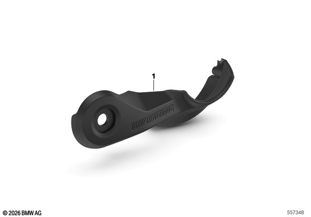77125A8E9A6 - Retrofitting / Conversion / Accessories: Cover Bevel Gears Rear -  for BMW-Motorrad Image
