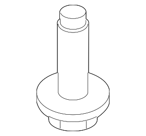 9A700740400 - Body: Glove Box Assembly Upper Bolt for Porsche Image