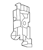 52108071742 - Body: Wire Clamp for BMW: 430i, 430i xDrive, M2, M4, M440i, M440i xDrive Image