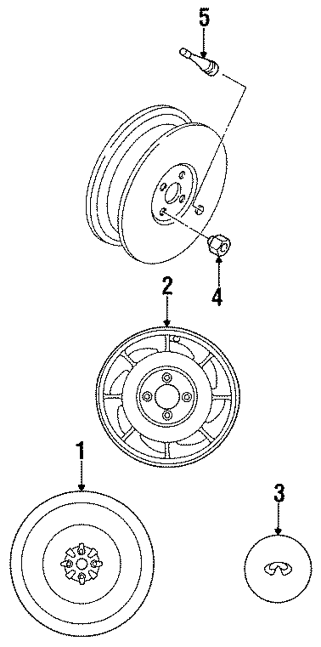 40300F6228 - : Wheel, Alloy for INFINITI: M30 Image